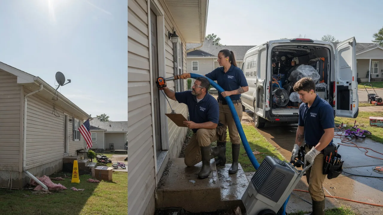 Ceiling Water Damage Restoration in Logan, IA near me